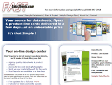 Tablet Screenshot of fastdatasheets.com